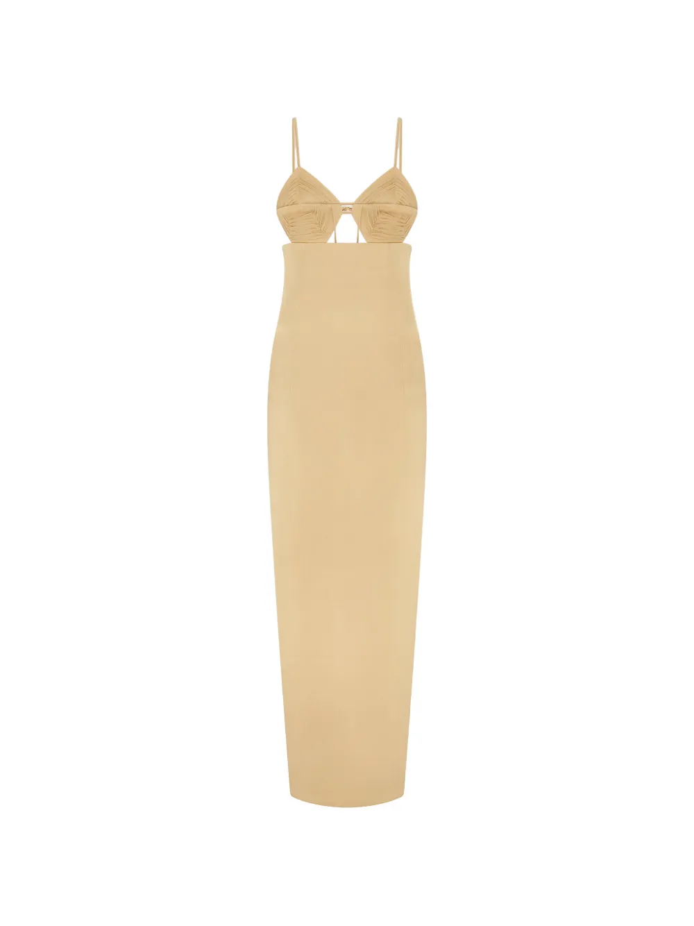 Violante Nessi Rodari Maxikleid mit geometrischem Becher - Gold