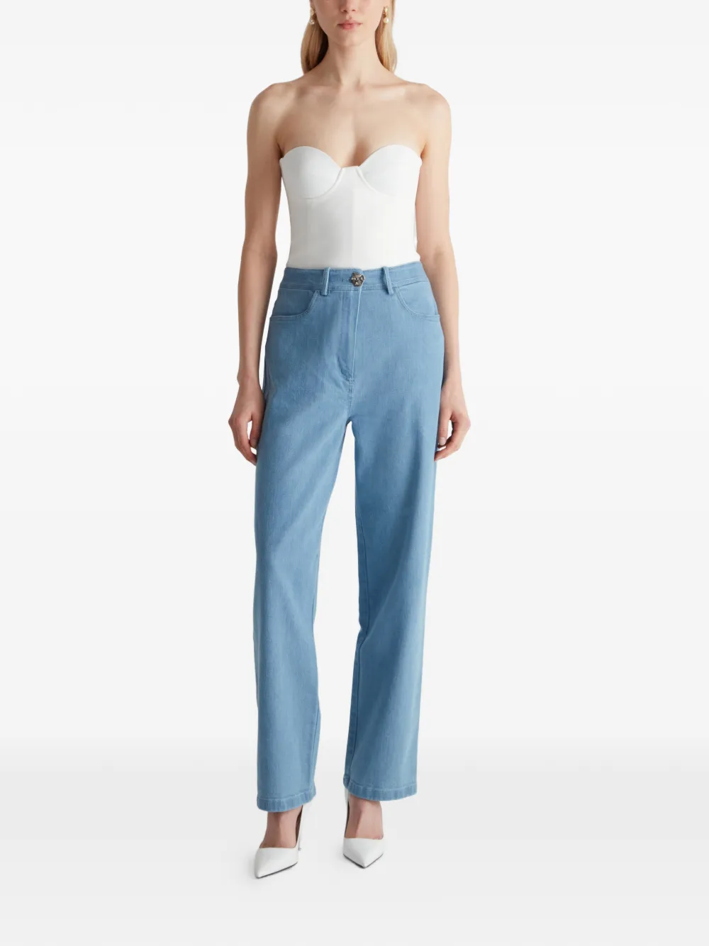  Violante Nessi Vaqueros Rectos Lily Jeans - Azul 