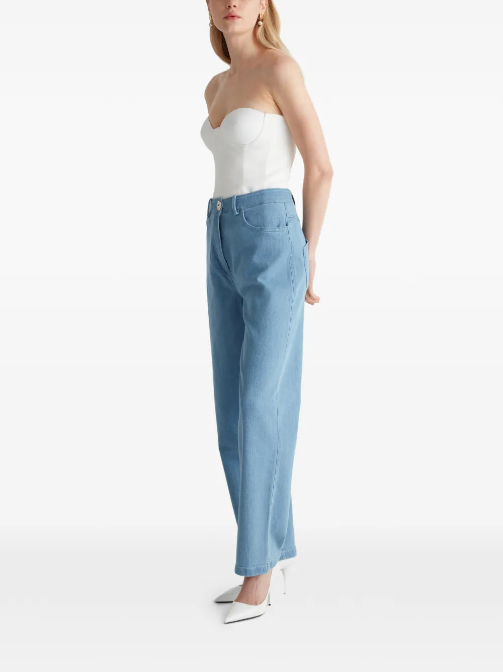  Violante Nessi Vaqueros Rectos Lily Jeans - Azul 