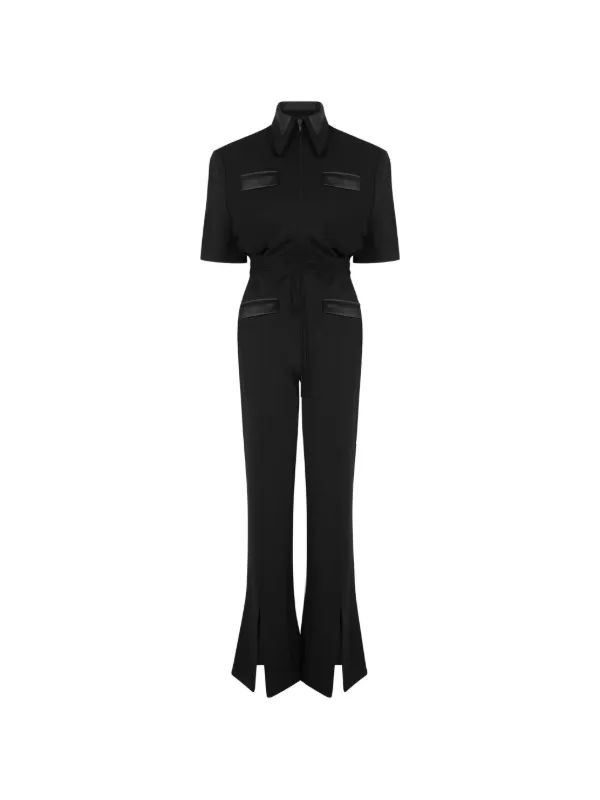 Violante Nessi Duse Zipped Jumpsuit in Black