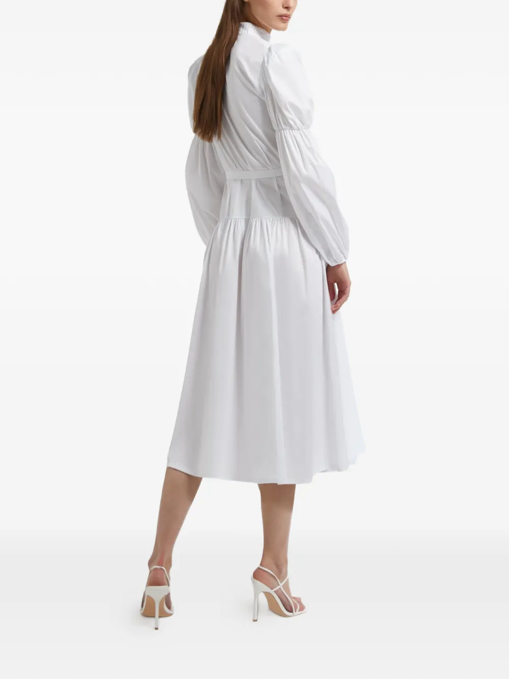 Derain Long-Sleeve Belted Dress
