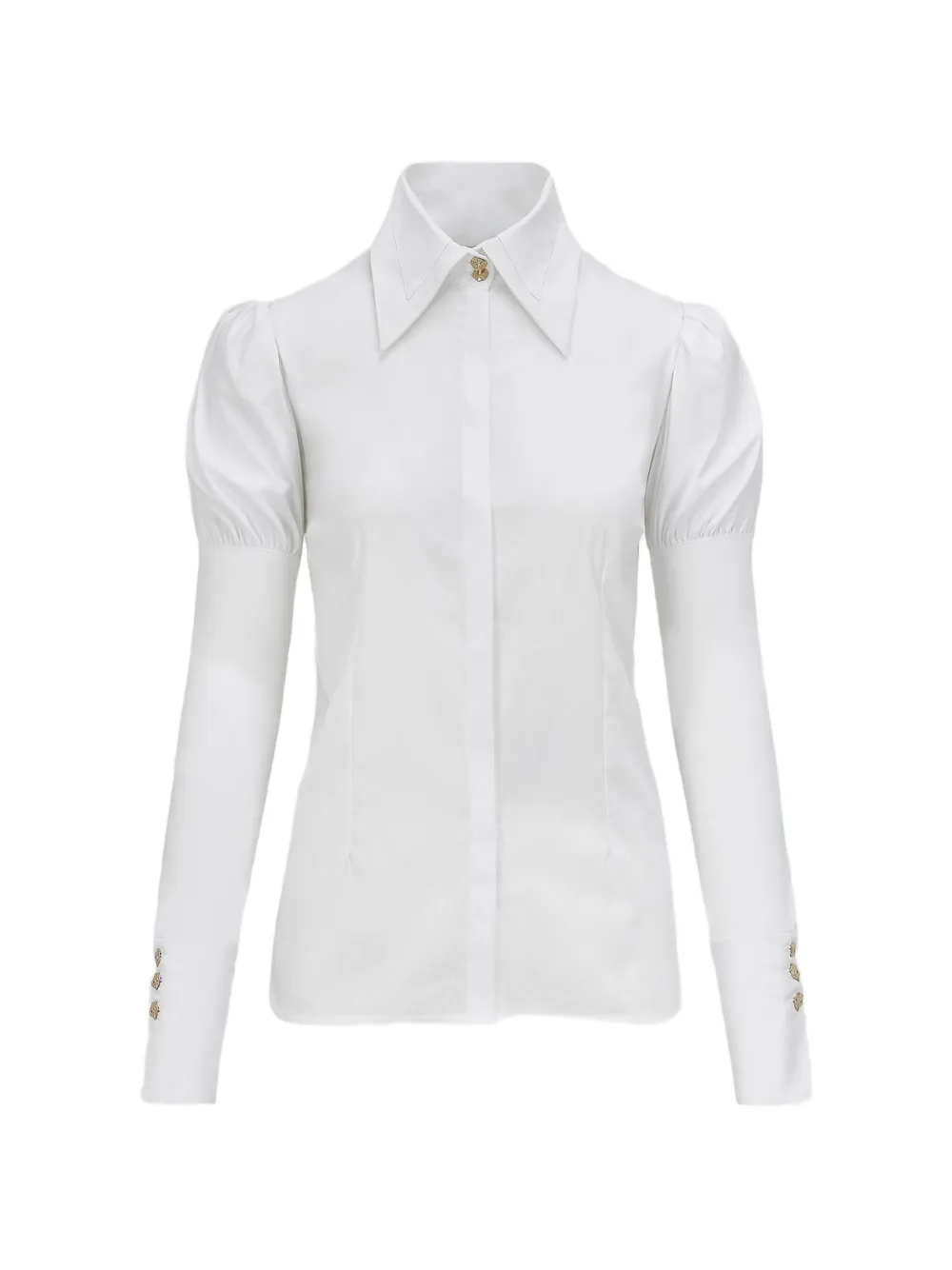 Violante Nessi Camicia con colletto a punta - Bianco