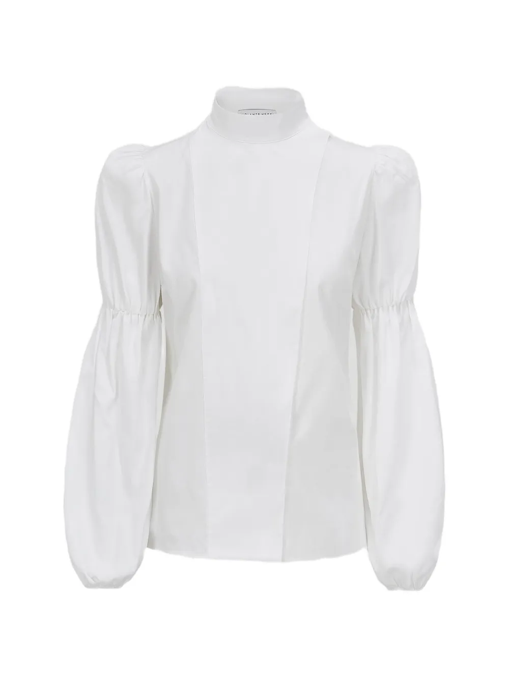 Violante Nessi Blusa Rubens a collo alto - Bianco