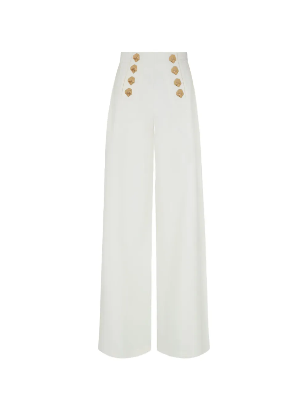 Violante Nessi Pantaloni a palazzo Viotti - Bianco