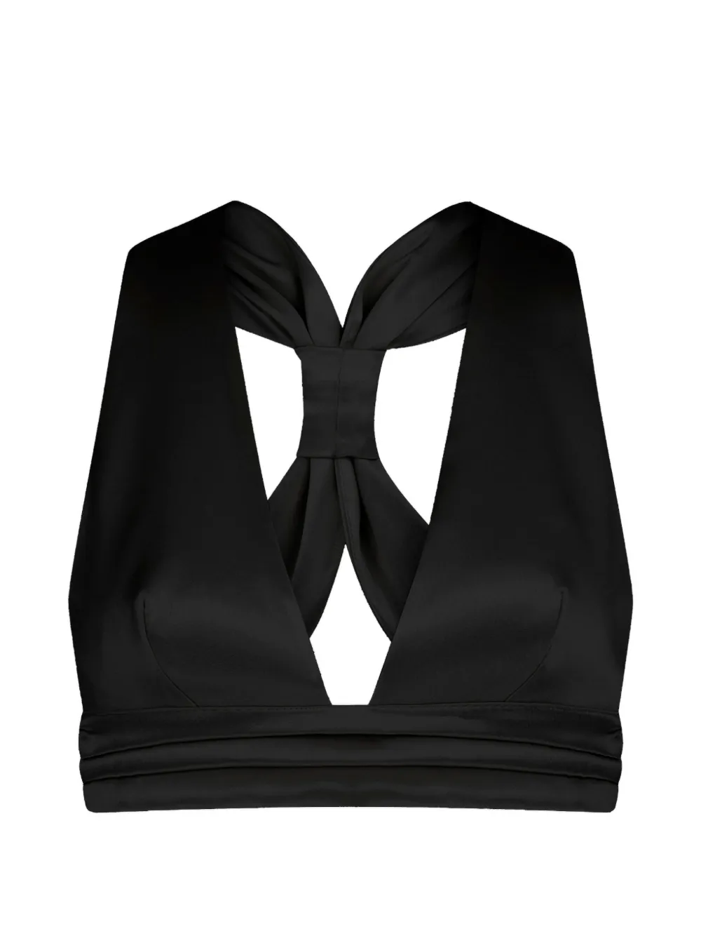 Violante Nessi Adele Oberteil mit Schleife - Schwarz