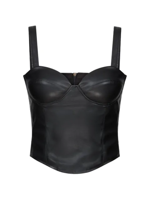 Violante Nessi top estilo bustier Vermeer