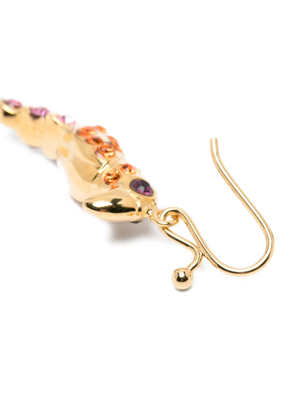  Marni Pendientes Con Aplique De Loro - Dorado 