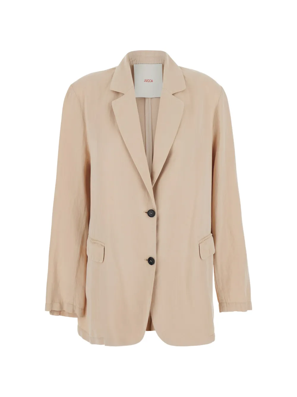 Jucca button blazer - Toni neutri