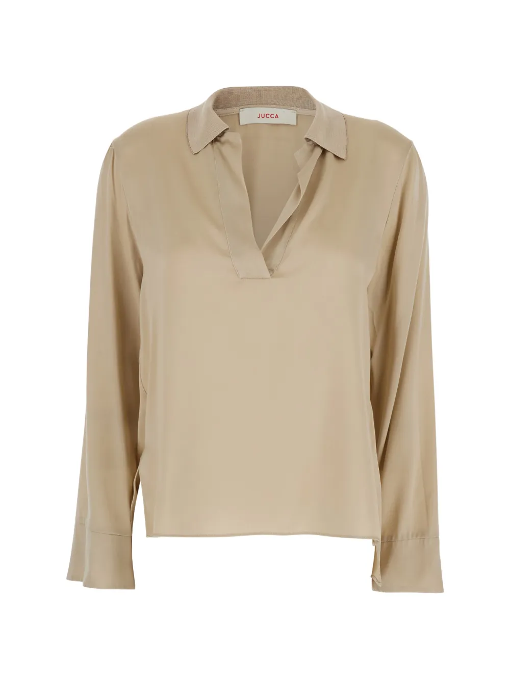 Jucca V-neck top - Toni neutri