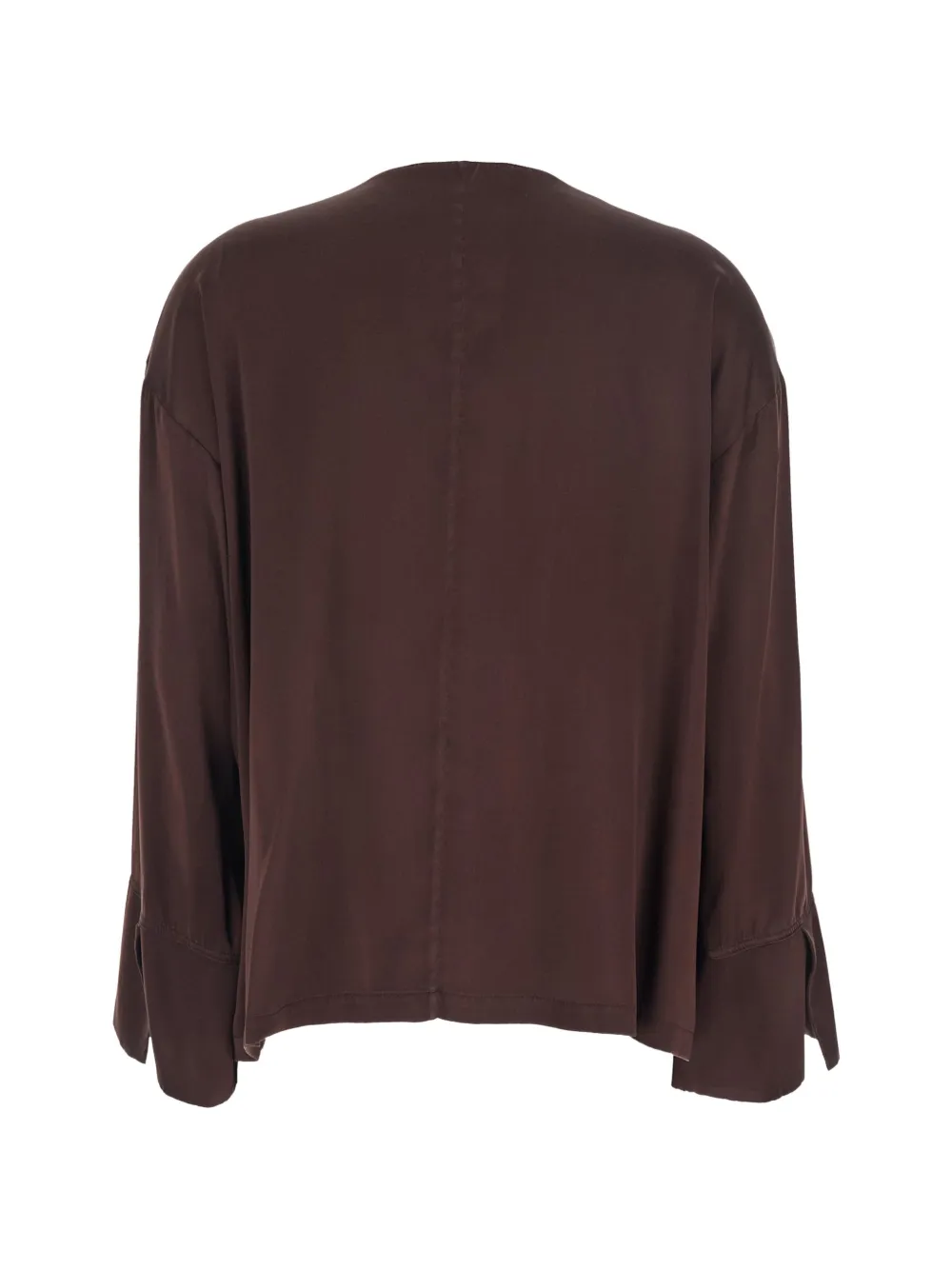  Jucca V-neck Long-sleeve Top - Brown 