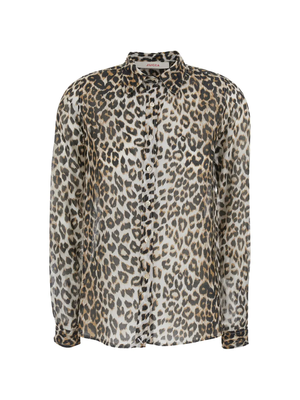 Jucca leopard-print shirt - Toni neutri