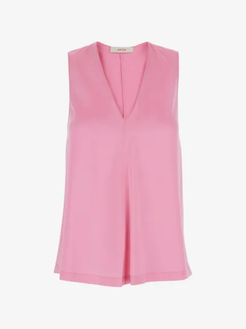 Jucca V-neck sleeveless top