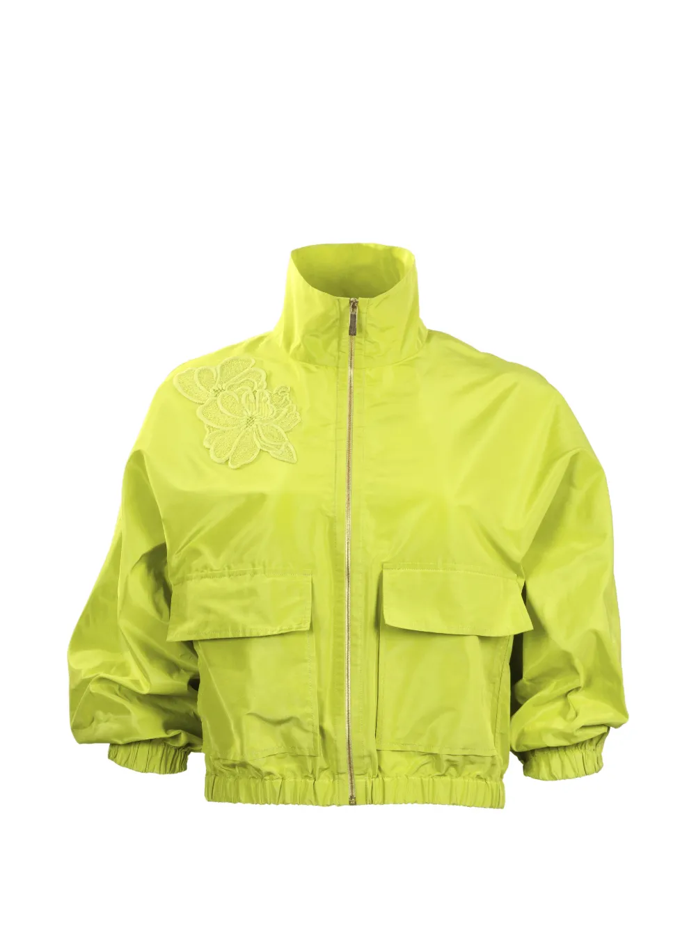 Silvia Tcherassi Donata floral-appliqué jacket - Giallo