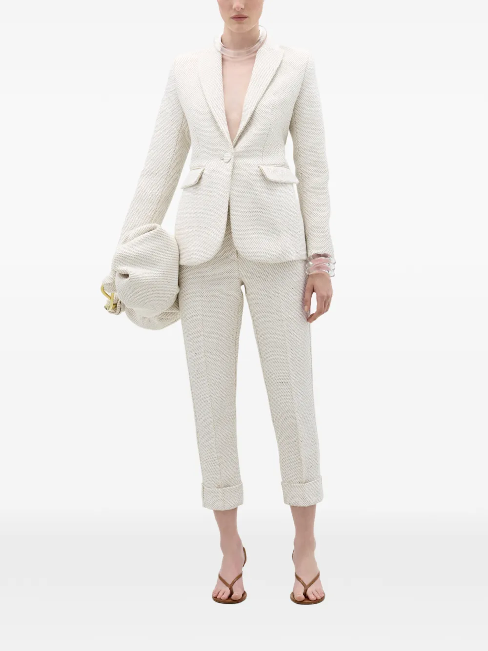  Silvia Tcherassi Rebeca Blazer - Neutrals 
