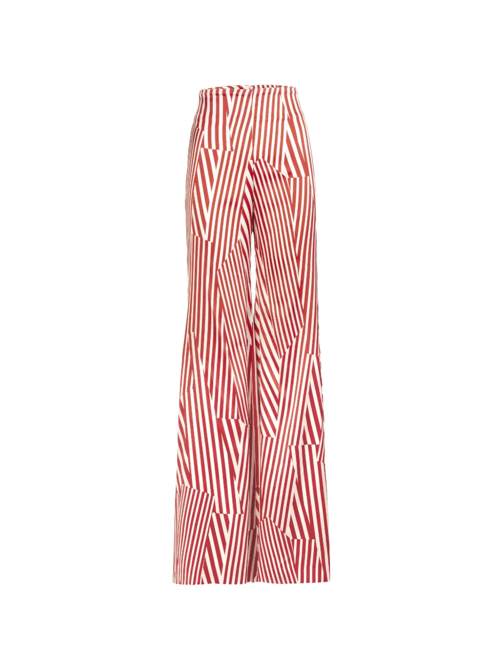 Silvia Tcherassi Andie striped trousers - Rosso