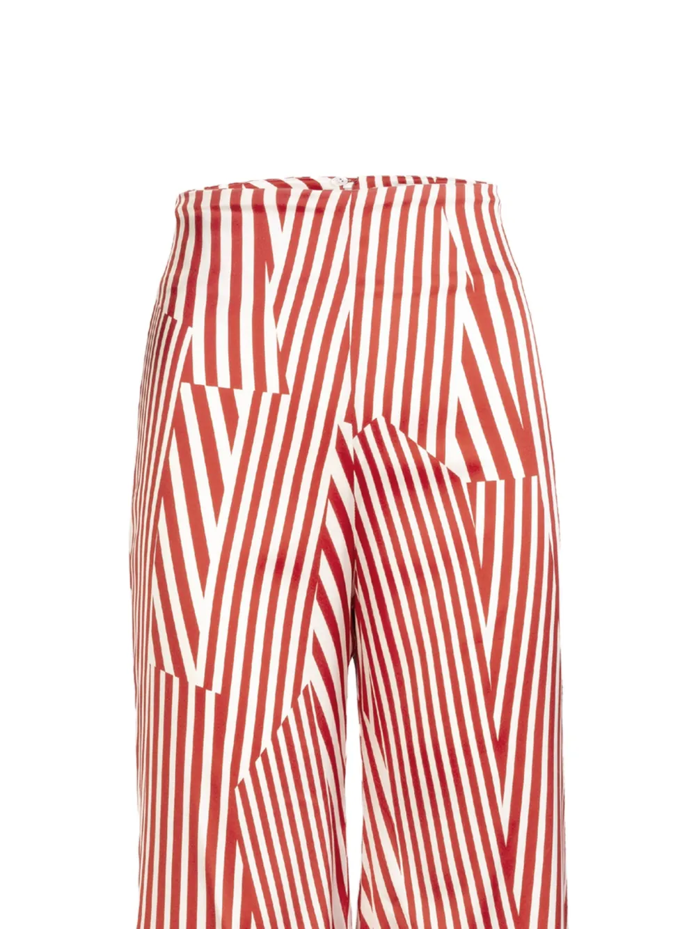  Silvia Tcherassi Andie Striped Trousers - Red 