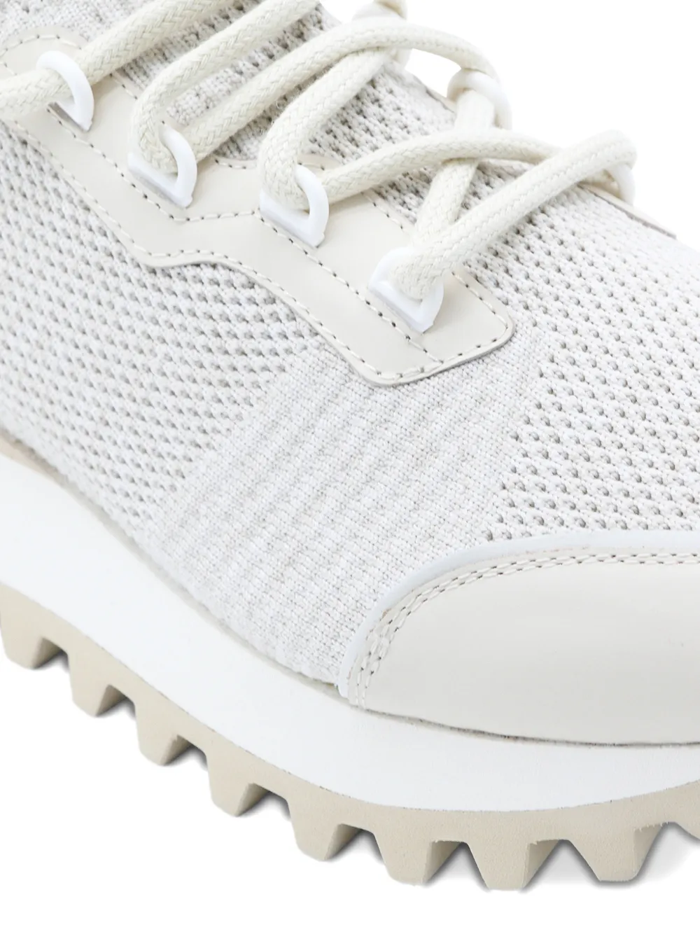 Eleventy lace-up sole sneakers Beige