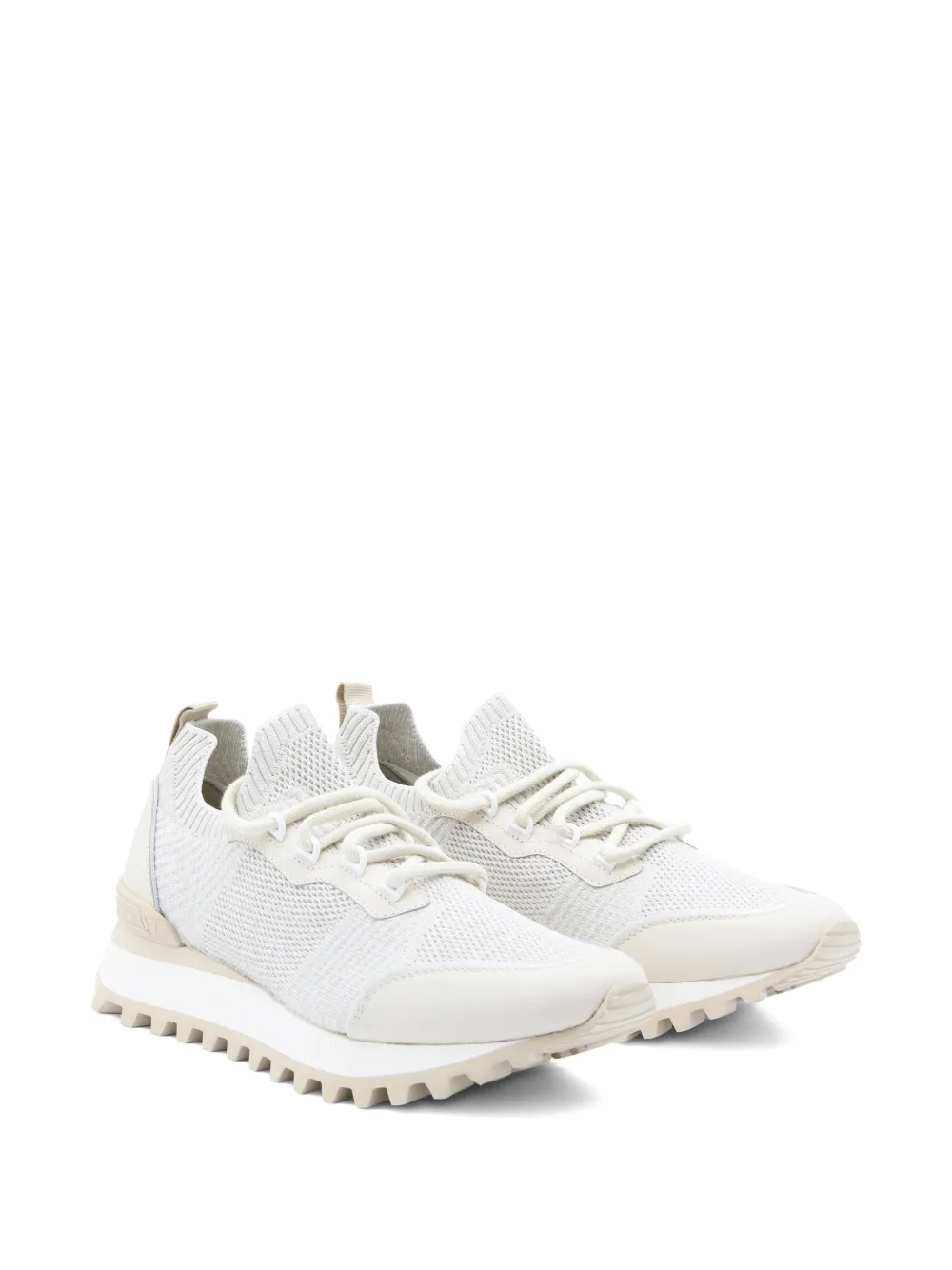 Eleventy lace-up sole sneakers Beige