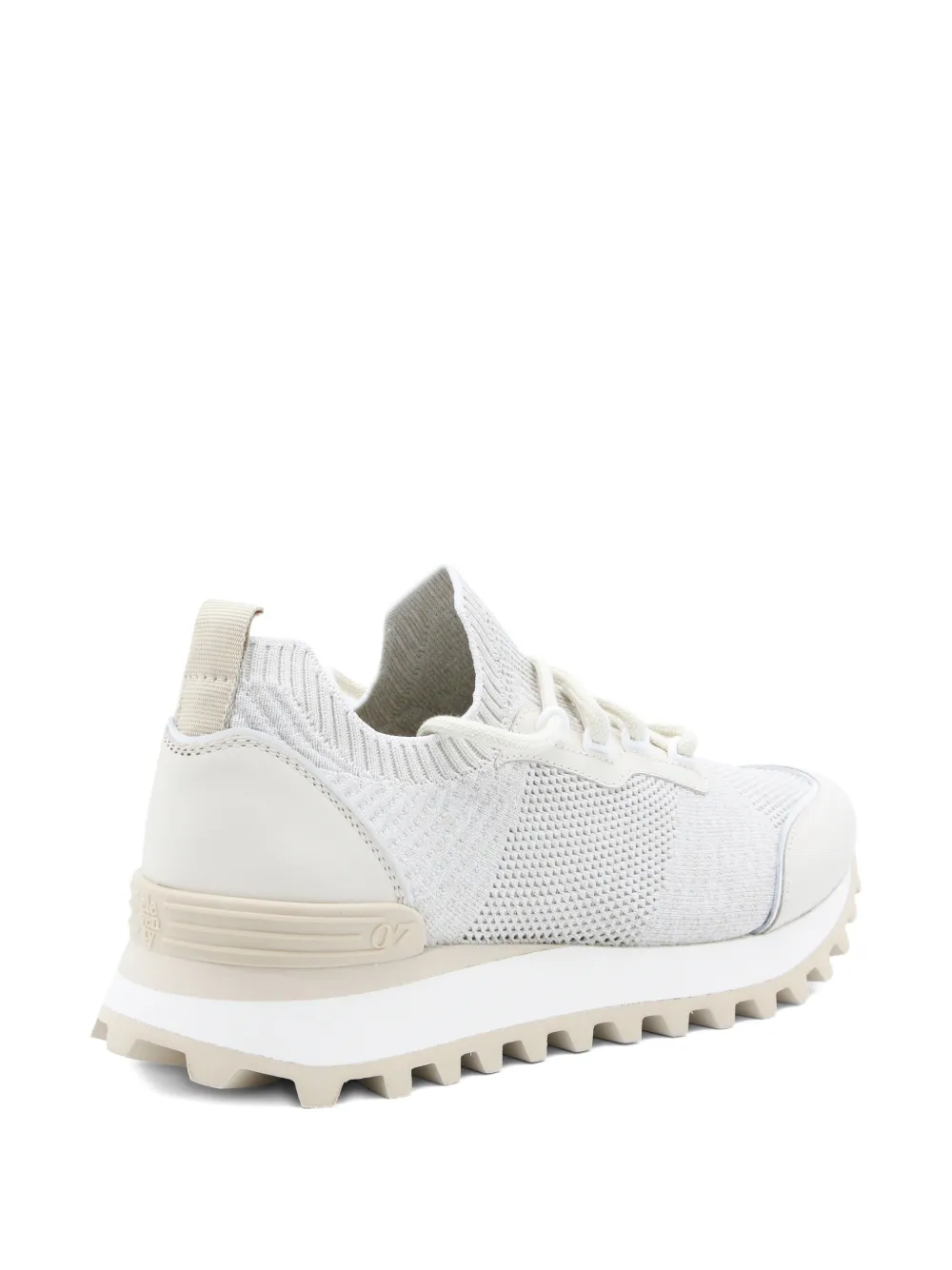 Eleventy lace-up sole sneakers Beige
