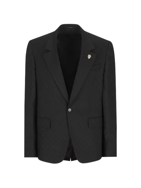 Gucci patterned pin blazer