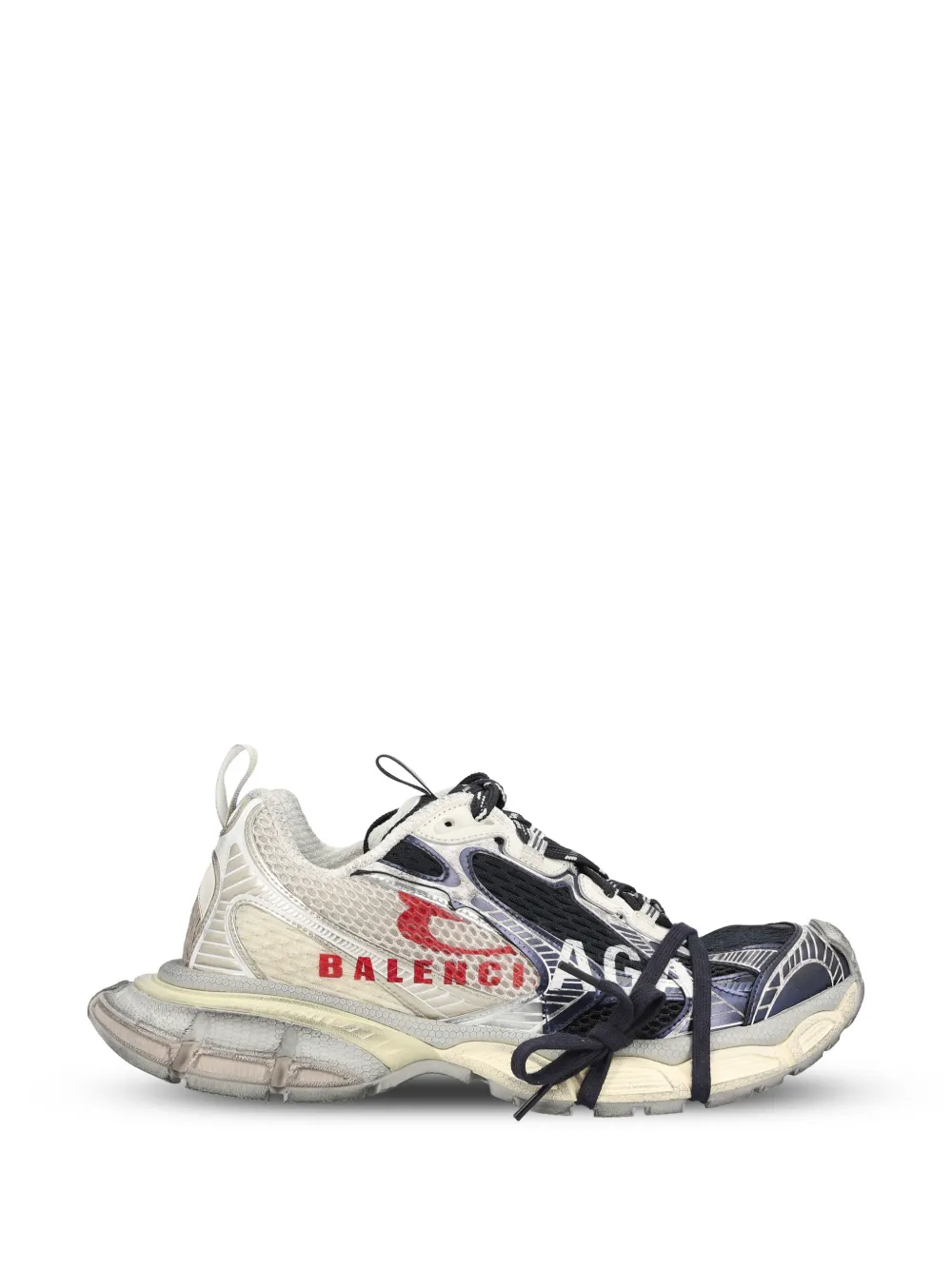 Balenciaga logo-print sneakers – Neutrals