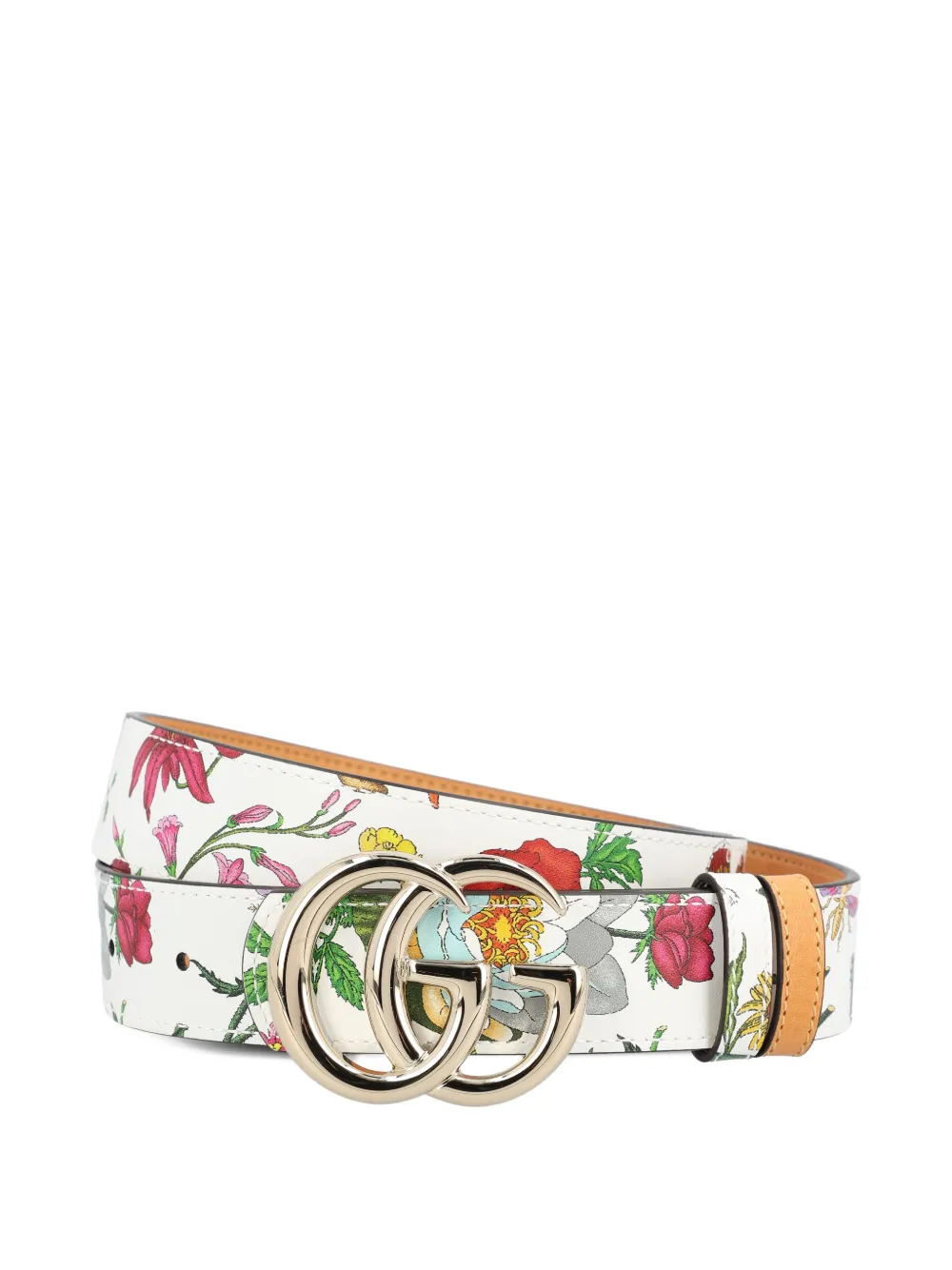 GG floral-pattern belt