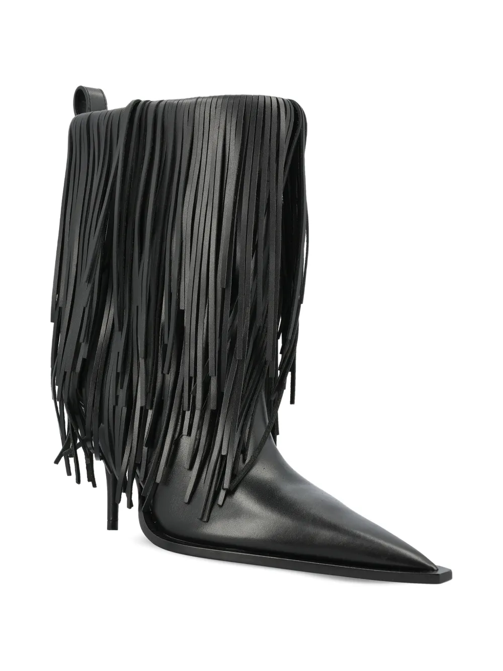 Balenciaga fringed-embellishment boots Zwart