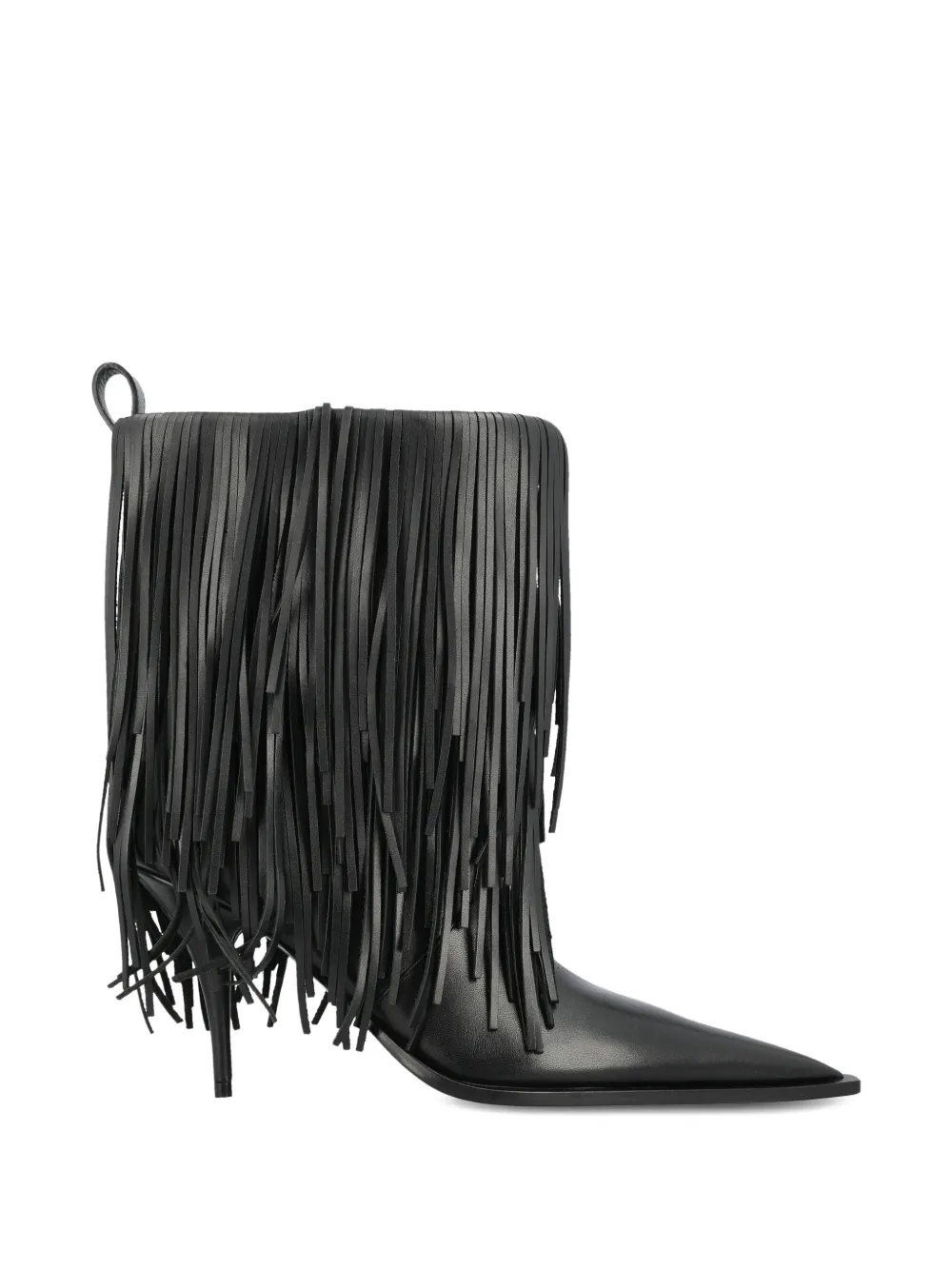Balenciaga fringed-embellishment boots Zwart
