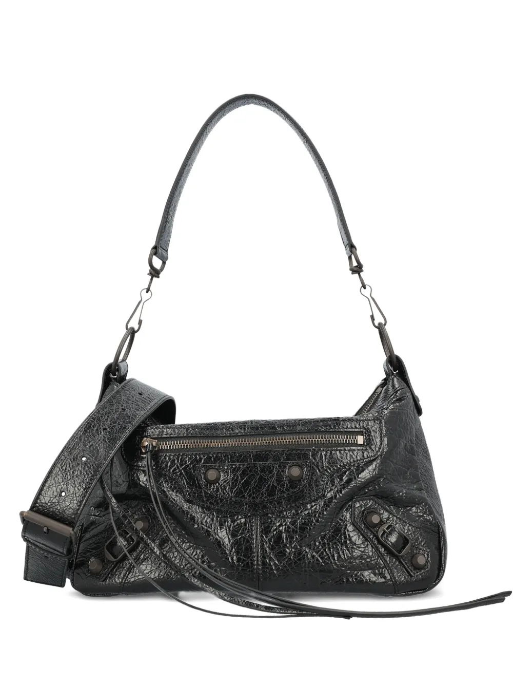 Balenciaga small City Moto shoulder bag - Nero