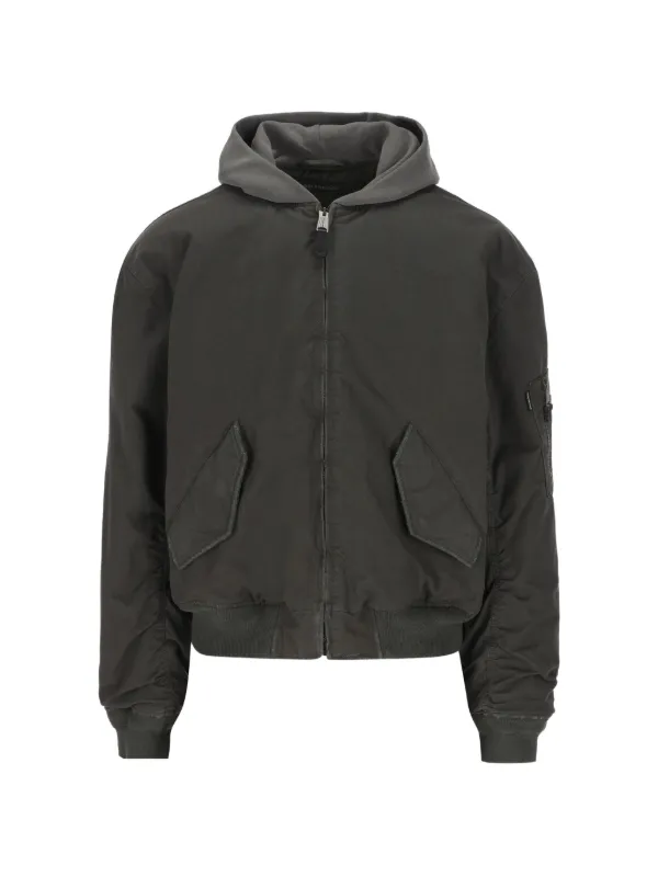 Balenciaga フーデッド ジャケット | グレー | FARFETCH JP