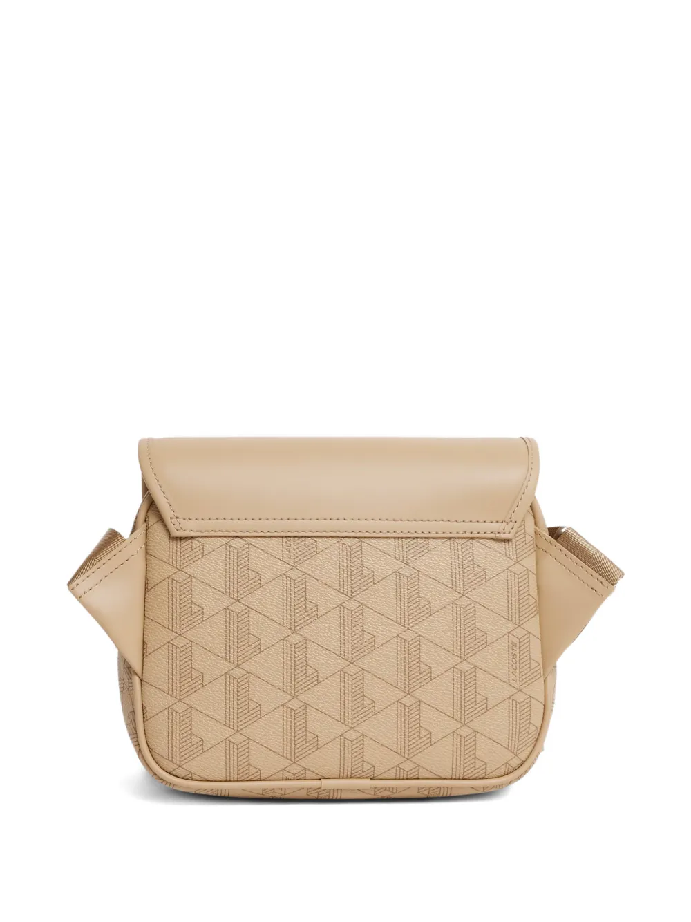  Lacoste Embossed Messenger Bag - Neutrals 