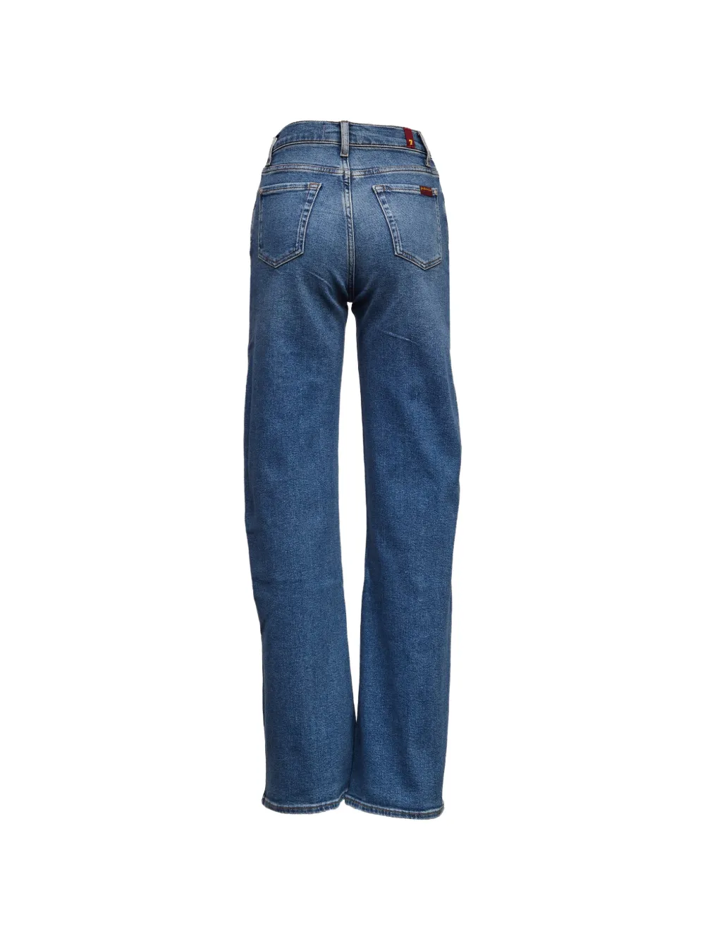 7 For All Mankind Straight jeans met vijf zakken Blauw