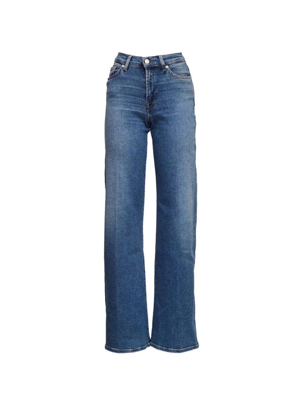 7 For All Mankind five-pocket straight jeans - Blu