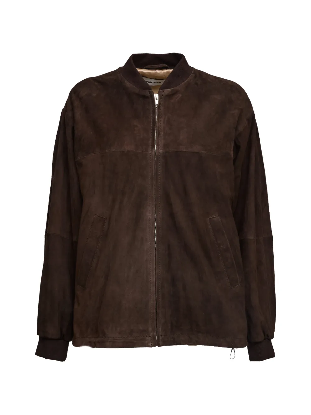 Department 5 zip collar bomber jacket - Marrone