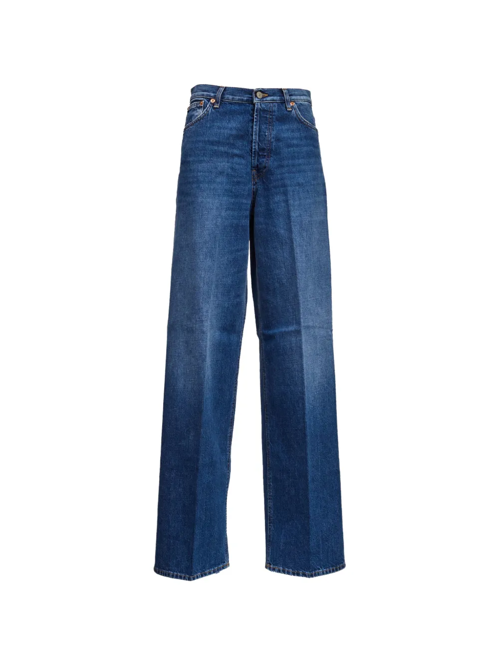 DONDUP five pocket loose jeans - Blu