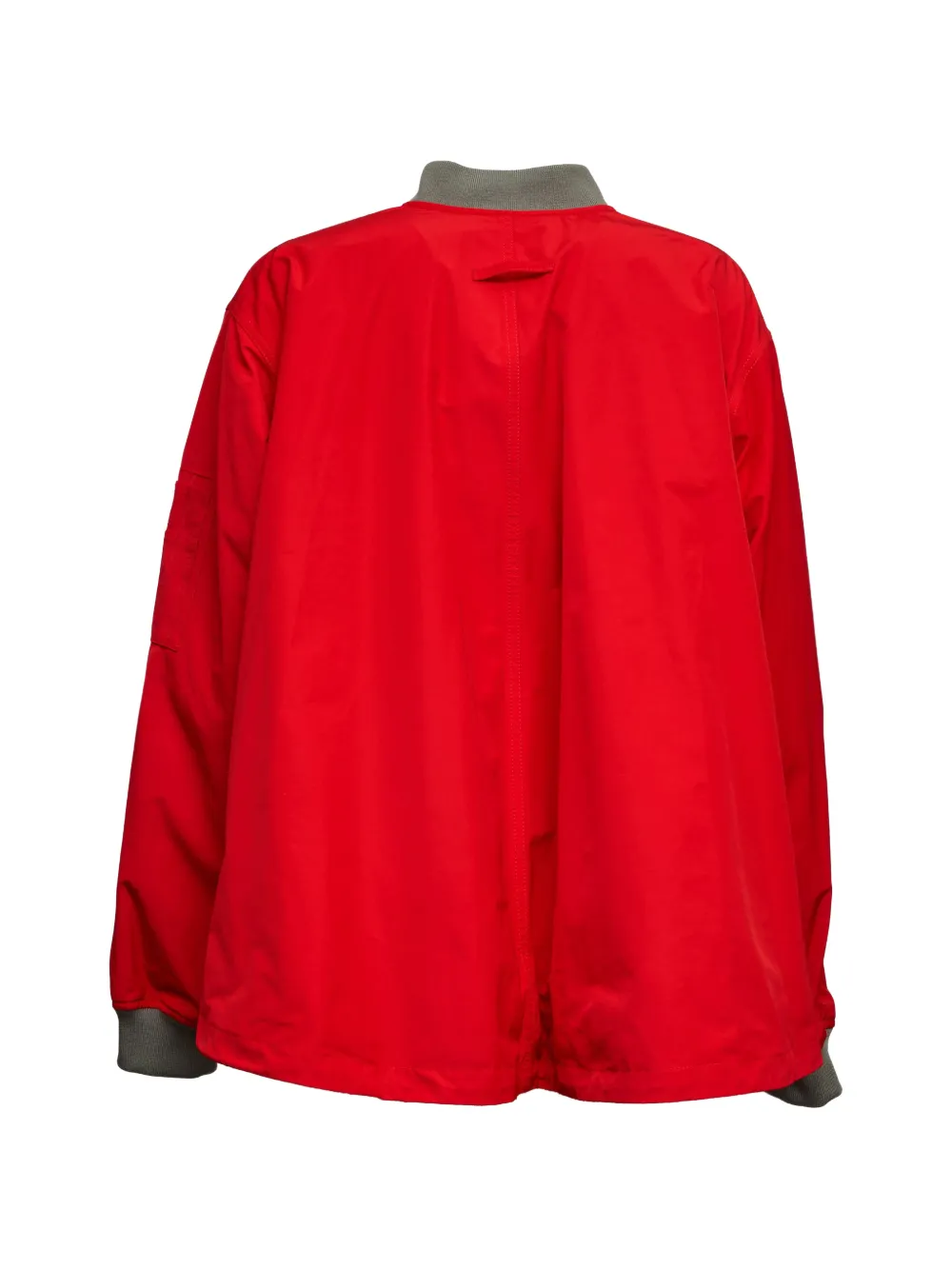  Department 5 Zip Ribbed-trim Bomber - Red 