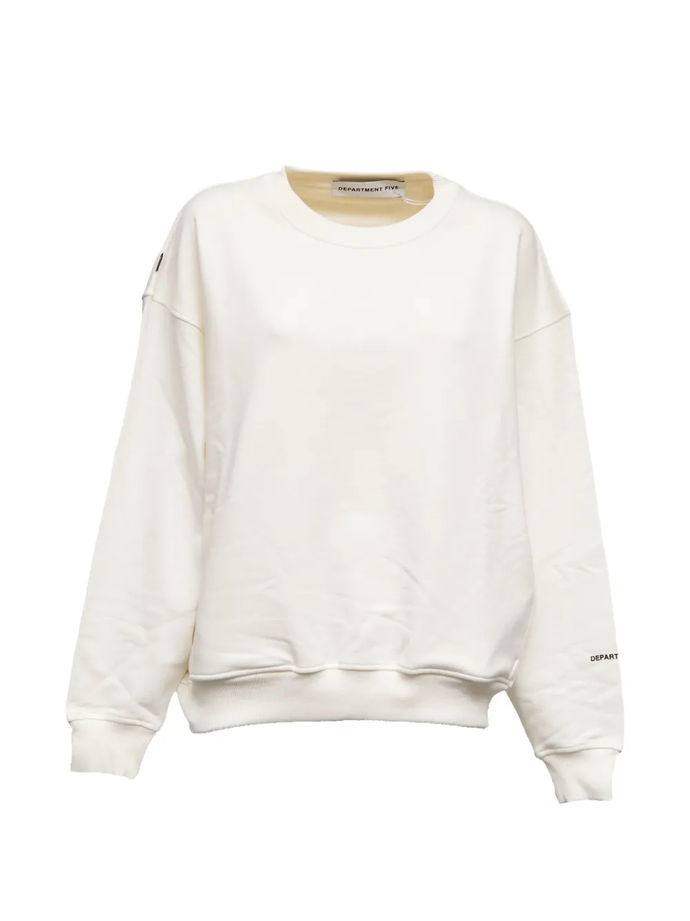 Department Five Ribbed Crewneck Hayes Sweatshirt In Neutral