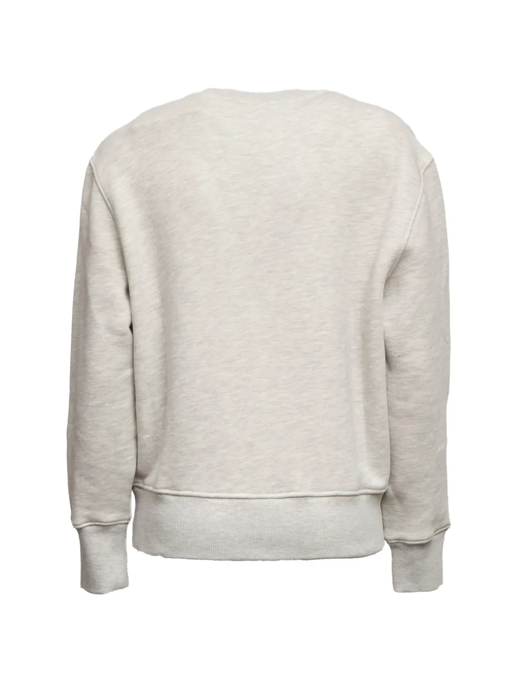  Autry Logo Embroidered Crewneck Sweatshirt - Neutrals 