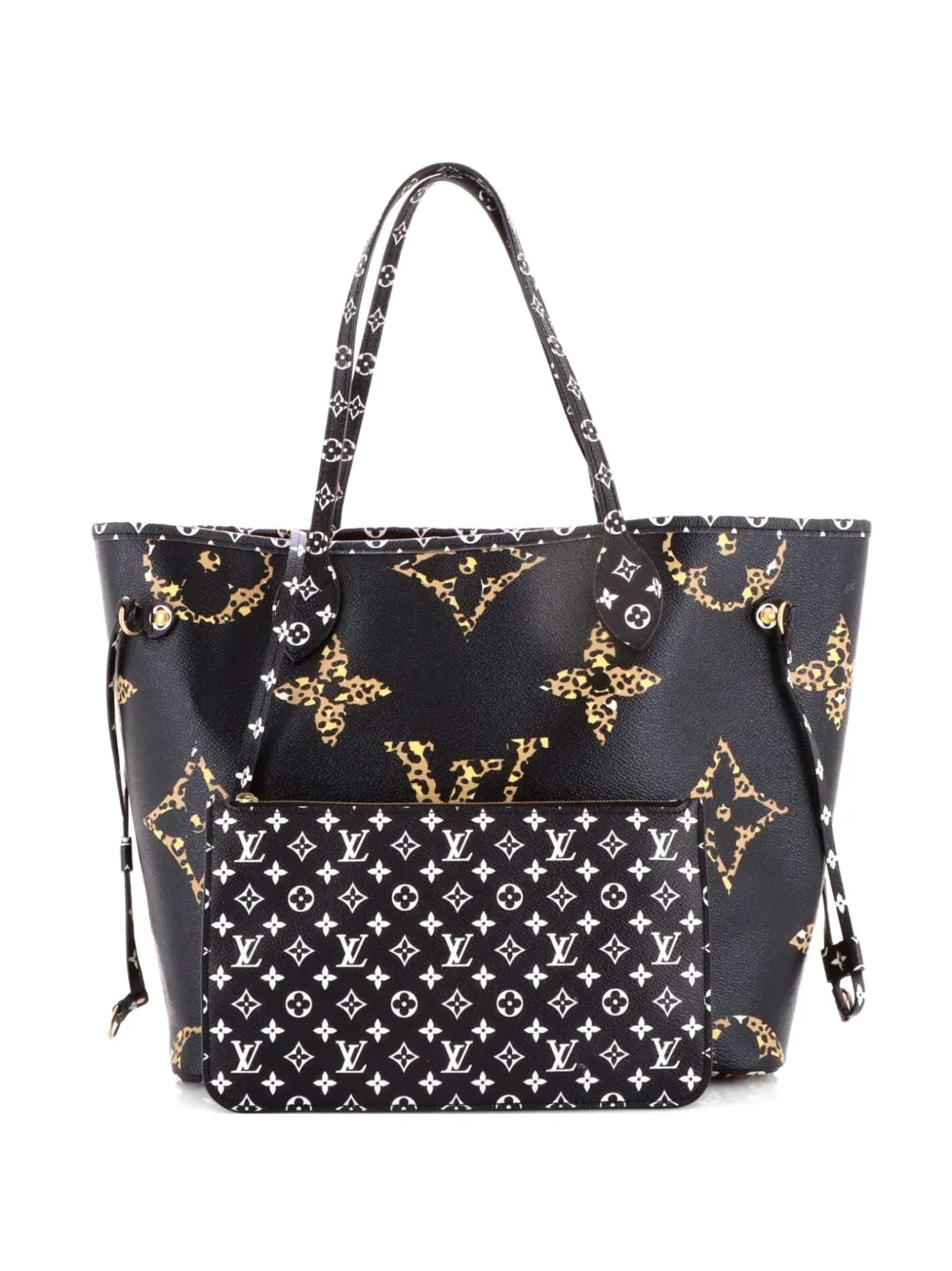Louis Vuitton Pre-Owned Borsa tote Neverfull NM Limited Edition Jungle Monogram Giant MM - Nero