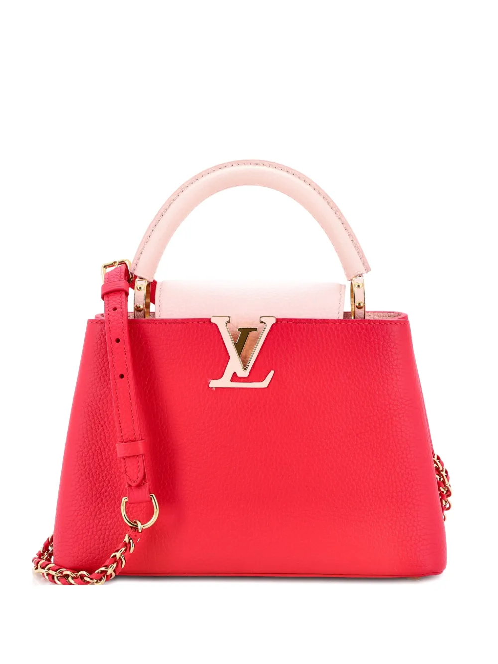 Louis Vuitton Pre-Owned Capucines Bag Leather BB satchel - Rosa