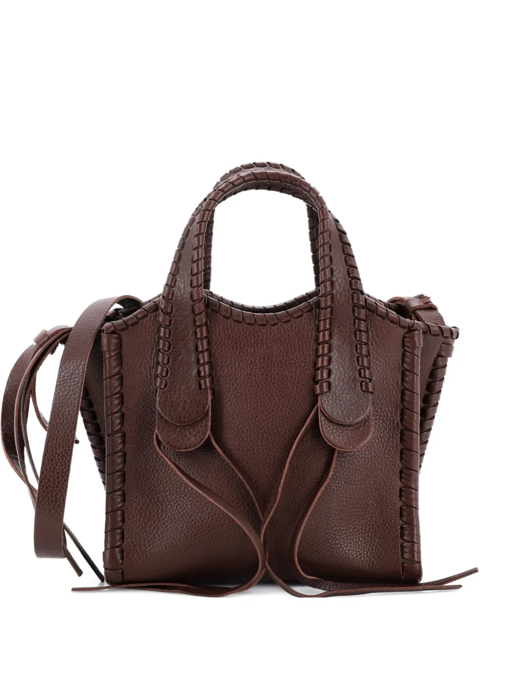 Chloé Pre-Owned Mony Leather Medium tote bag - Marrone