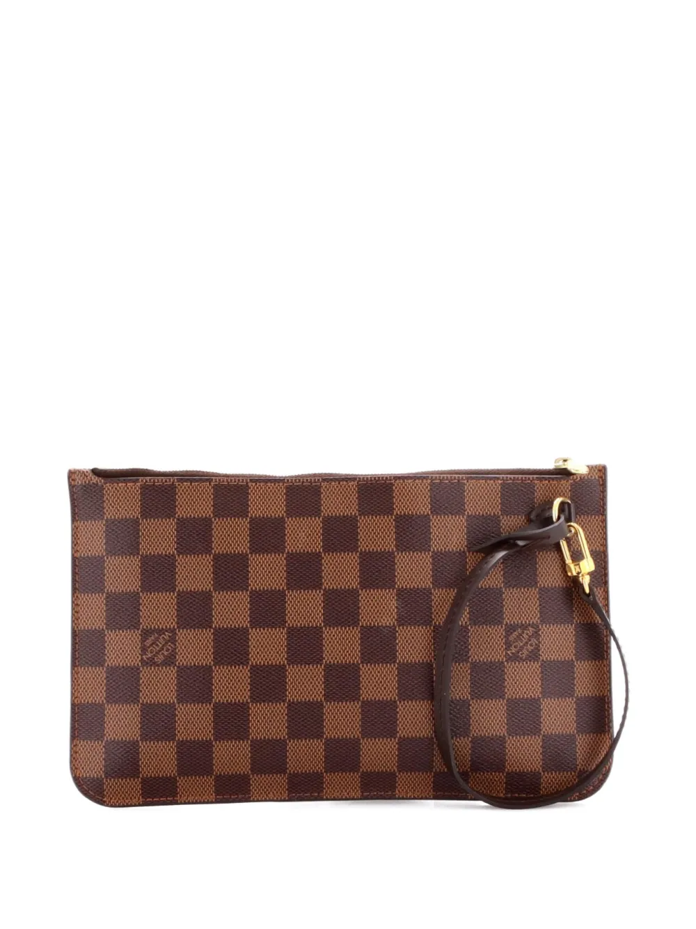 Louis Vuitton Pre-Owned Neverfull Pochette Damier Large pouch - Marrone
