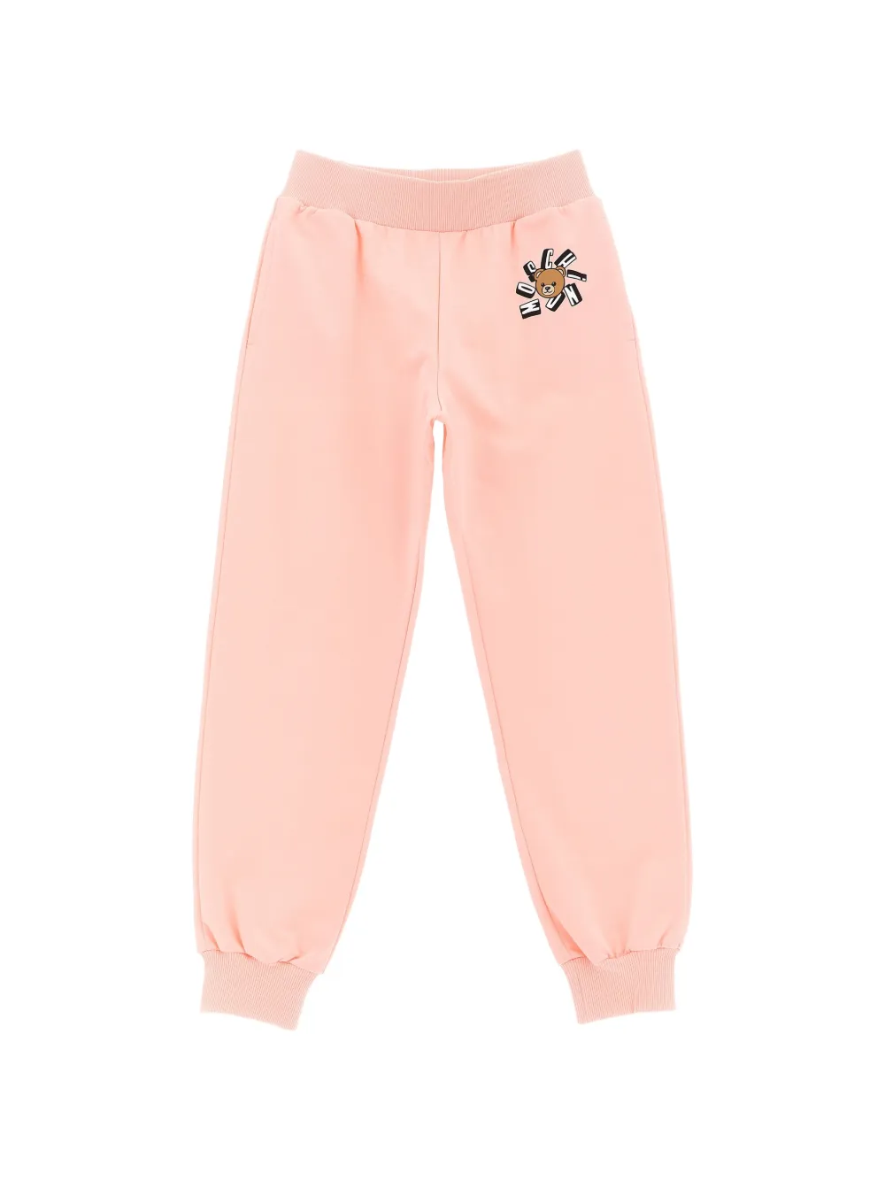 Moschino Kids Trainingspak met print en rits Roze