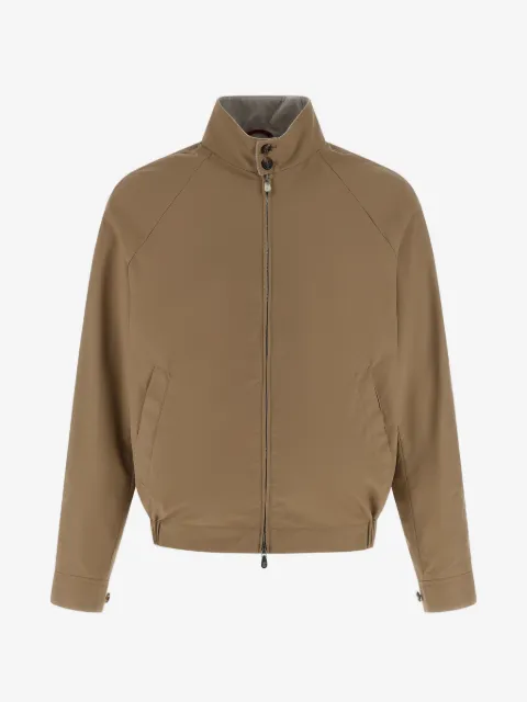Brunello Cucinelli standing-collar jacket