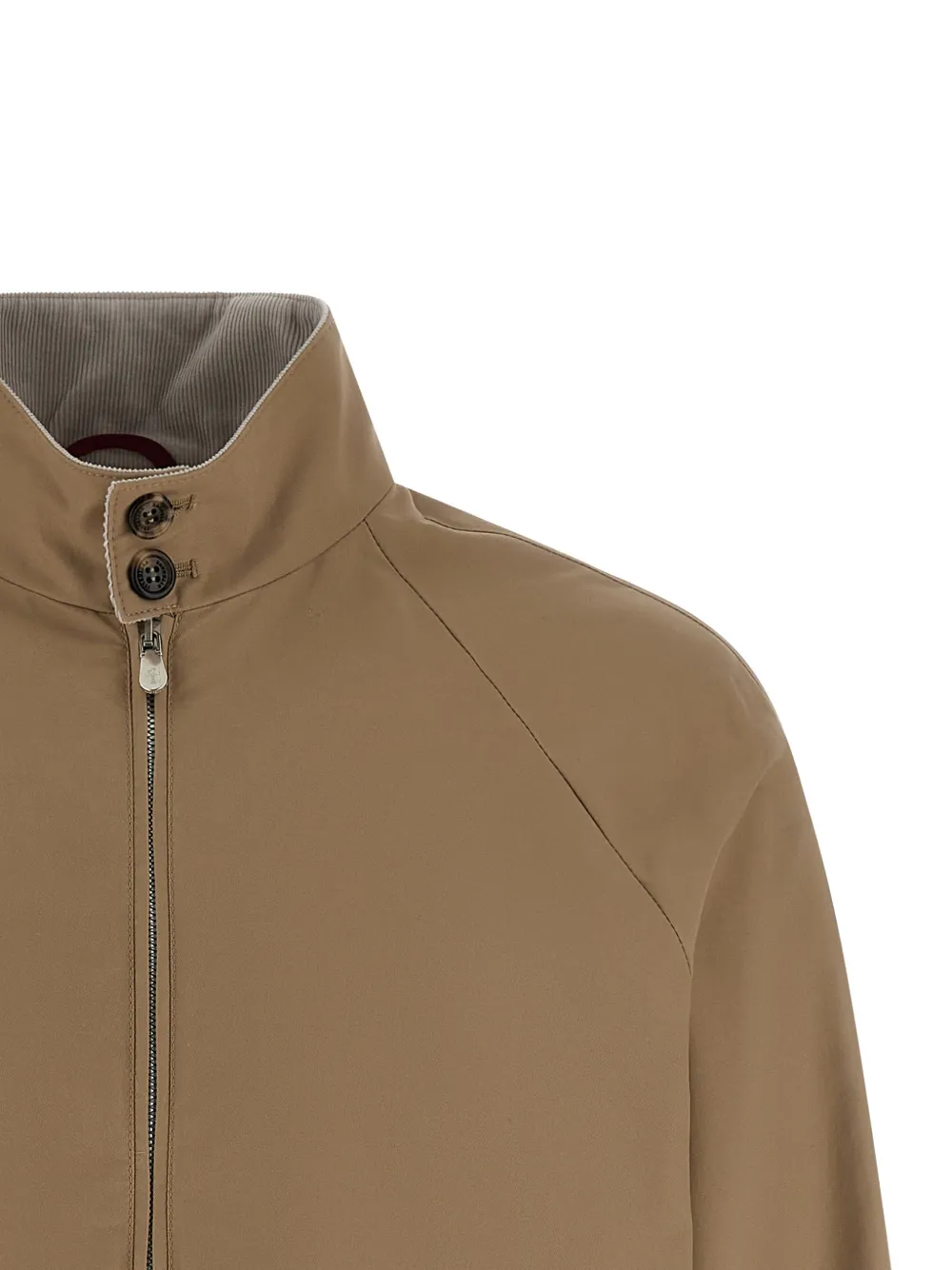 Brunello Cucinelli Jack met opstaande kraag Beige