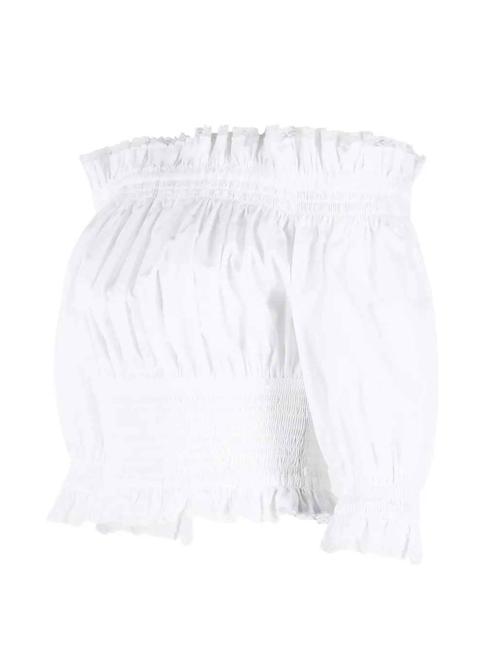 Dolce & Gabbana Top met ruches Wit