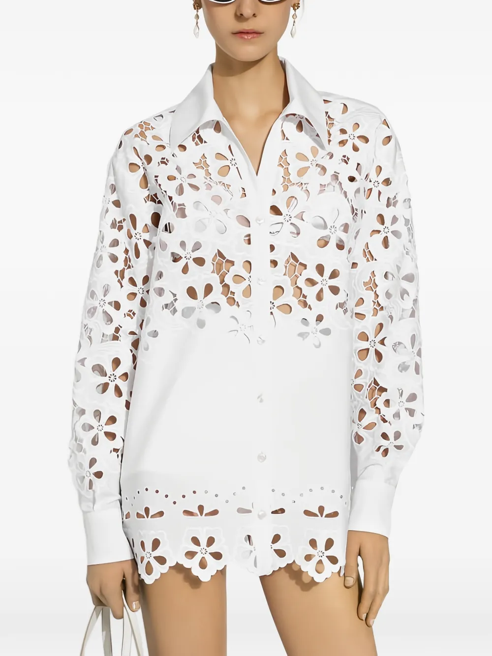 Dolce & Gabbana Top met ruches Wit