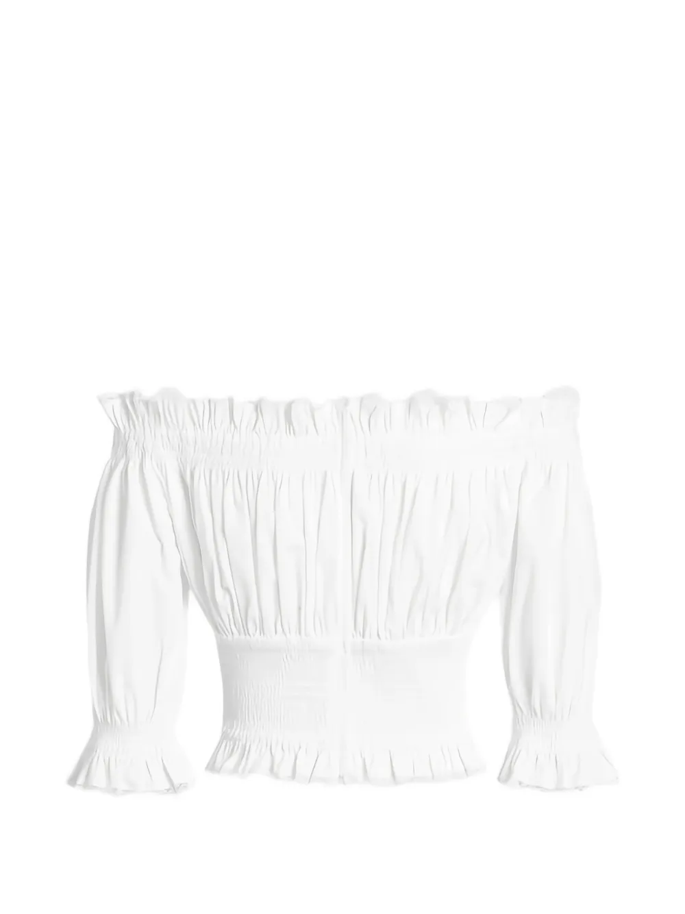 Dolce & Gabbana ruffled top - White