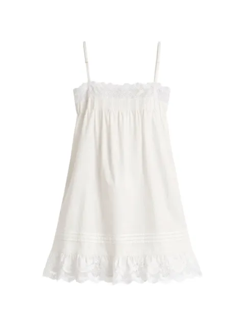 Saint Laurent lace trim dress