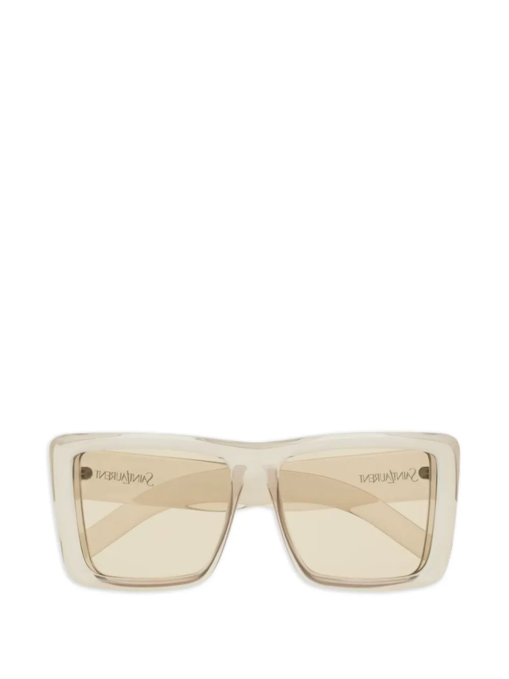 Saint Laurent Eyewear Occhiali da sole squadrati - Toni neutri